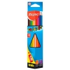Карандаши цветные Maped Color'Peps из липы треугольные ударопрочный грифель 12 цветов + точилка  (183213) (мин.кол.12)