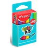 Мел Maped Color'Peps цветной круглый специальная формула "без грязи" 10 цветов (593501) (мин.кол.10)