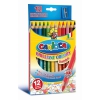 Карандаши цветные Universal CARIOCA JUMBO 41406 12 цв. точилка в комплекте коробка с европодвесом (мин.кол.6)