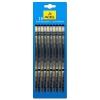 Карандаш чернографит. Adel Blackline SILVER&GOLD NET 203-1156-004 HB ластик сер/зол риc блист.(10шт) (250 1156 010)