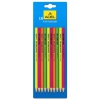 Карандаш чернографитовый Adel FLASH 205-1168-000 HB корп. ассор (зел/роз/оран/жел) блистер(10шт) (250 1168 005) (мин.кол.22)