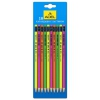 Карандаш чернографит. Adel  FLASH 202-1122-000  HB ластик цв. корп. асс. (з/р/ор/ж) блистер (10шт) (250 1122 010) (мин.кол.22)