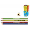 Карандаш чернографит. Adel TRIO 205-3160-000 HB трехгран. индекс. окно корпус ассорти (ж/зел/кр/син) (мин.кол.72)