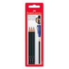 Карандаш чернографитовый Faber-Castell Perfect Pencil 182998 3шт в блистере