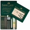 Художественный набор Faber-Castell Pitt Monochrome 112965 в металлической коробке 18 предметов