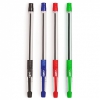 Ручка шариковая Cello SLIMO GRIP 0.7мм 4цв. ассорти (10чер/25син/10кр/5зел) пластик.стакан (мин.кол.50)