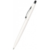 Ручка гелевая Cross Click без колпачка с тонким стержнем Pearlescent White (AT0625-3)