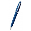 Ручка шариковая Cross Affinity (AT0422-3) Jewel Blue (M) чернила: черный полированный хром