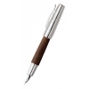 Ручка перьевая Faber-Castell E-Motion Birnbaum 148211 F темно-коричневая груша