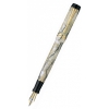 Ручка перьевая Parker Duofold F185 Centennia (S0767380) жемчужный/черный перо золото 18K с родиевым покрытием F подар.кор.