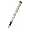 Ручка перьевая Parker Duofold F186 Internatinal (S0767460) Pearl/Black (F) акрил перо золото 18K позолота 23К