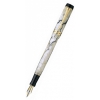 Ручка перьевая Parker Duofold F186 Internatinal (S0767480) жемчужный/черный M перо золото 18K с родиевым покрытием подар.кор.