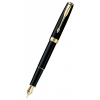Ручка перьевая Parker Sonnet F530 (S0833860) LaqBlack GT F перо золото 18K подар.кор.