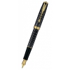 Ручка перьевая Parker Sonnet F531 (S0912440) Dark Grey Laquer GT F перо золото 18K подар.кор.