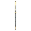Ручка шариковая Parker Sonnet K434 Slim (S0808180) Cisele GT серебро 925 пробы 6.91г M черные чернила подар.кор.