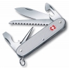 Нож перочинный Victorinox Farmer Alox (0.8241.26) 93мм 9функций серебристый карт.коробка