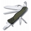 Нож перочинный Victorinox Military (0.8461.MWCH) 111мм 10функций зеленый/черный карт.коробка