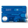 Швейцарская карта Victorinox SwissCard Lite (0.7322.T2) синий полупрозрачный коробка подарочная