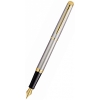 Ручка перьевая Waterman Hemisphere (S0920310) Steel GT F перо позолота 23K подар.кор.