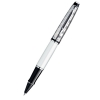 Ручка роллер Waterman Expert 3 Deluxe (S0952420) White CT F черные чернила подар.кор.