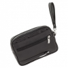 Несессер Tuscans на молнии 21x14x6см черный натур кожа (TS-016-138)