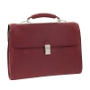 Портфель Tuscans с 1 отделением молния 40x30x11см красный натур кожа (TS-090-148)