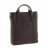 Сумка на плечо Tuscans 33x39x9см коричневая натур кожа тисн крокодил (TS-30003-174)