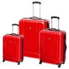 Набор чемоданов Ellehammer Reykjavik Spinner H-103287 красный "L" 96 л., "M" 64 л., "S" 36 л., поликарбонат (00103287)