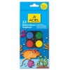 Краски акварельные Adel Colour 229-0933-000 сухие 12цв. 24мм кисть пл.кор.карт.супероб./европод. (мин.кол.6)