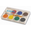 Краски акварельные Adel Colour 229-0911-000 сухие 8цв. 24мм кисть пл.кор.карт.супероб./европод. (мин.кол.12)