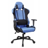 Кресло руководителя Бюрократ 771/Blue+bl синий ткань крестовина металлическая