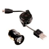 Зарядное устройство Hama H-104823 Roll-Up Picco автомобильное для micro USB устройств 12В черный (00104823)