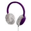 Гарнитура Hama H-109237 Earmuff для моб.тел  утепл. "вязаные" наушники 3.5 мм Jack каб.1.2м фиолет (00109237)