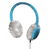 Гарнитура Hama H-115988 Earmuff для моб.тел  утепл. "стеганые" наушники 3.5 мм Jack каб.1.2 м голуб  (00115988)