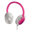 Гарнитура Hama H-115989 Earmuff для моб.тел  утепл. "стеганые" наушники 3.5 мм Jack каб.1.2 м розов (00115989)