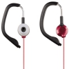 Гарнитура Hama H-109282 Fun+ заушины 3 пары накладок (S M L) 3.5 мм Jack супербасы  красный/черный  (00109282)