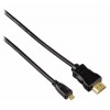 Кабель HDMI Hama A-microD (m-m) 2м позолоченные контакты черный (H-108110)