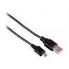 Кабель Hama H-106618 microUSB-USB 2.0 черный 1м (00106618)