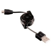 Кабель Hama RollUp USB-microUSB черный (00104825)