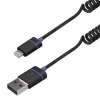 Кабель iLuv для iPadmini/iPad4/iPhone5/iPod Nano iLuv-iCB261BLK black 1.8m