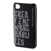 Чехол для телефона Aha Croom 3D H-103457 black для Apple iPhone 4/4S пластик (00103457)