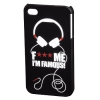 Чехол для телефона FMIF Headphone H-115326 black для Apple iPhone 4/4S (00115326)