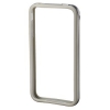 Рамка защитная Hama H-106762 Edge Protector для  iPhone 4/4S сохраняет  пластик серебр  (00106762)