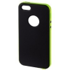 Чехол для Apple iPhone 5 Hama Hybrid черный/салатовый (H-118916) (00118916)