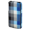Чехол для iPhone 4/4S Hama Karo голубой (H-106732) (00106732)