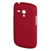 Футляр Hama H-106876 Rubber для Samsung Galaxy S III mini прорезиненная поверхность пластик красный  (00106876)