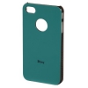 Футляр Hama H-108547 Shiny для Apple iPhone 4/4S пластик зеленый  (00108547)