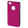 Футляр Hama H-108546 Shiny для Apple iPhone 4/4S пластик розовый  (00108546)