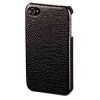 Футляр Hama H-107147 Snake для Apple iPhone 4/4S пластик черный (00107147)