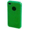 Чехол для iPhone 4/4S пластик зеленый TPU (H-107135)